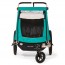 Fietskar en buggy 2 in1 blauw met gordels